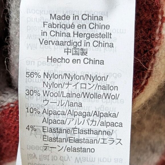 Madewell 90s Wool Blend Split Curved‎ Hem Crewneck Westlake Pullover Sweater M - Picture 8 of 9